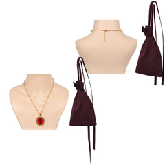 The Sandman Dreamstone Halskette Morpheus Ruby Sandsack Cosplay Requisite