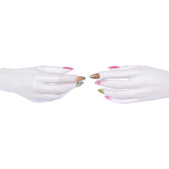 Wicked for Good Glinda Fingerspitze Künstliche Nägel S/M Cosplay Requisite