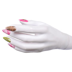Wicked for Good Glinda Fingerspitze Künstliche Nägel S/M Cosplay Requisite