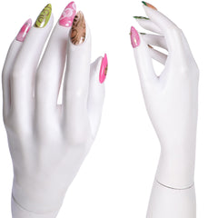 Wicked for Good Glinda Fingerspitze Künstliche Nägel S/M Cosplay Requisite