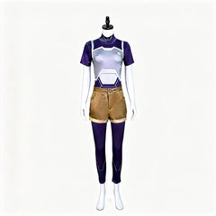 Zoe Thompson blau Kostüm Set Invincible Tech Jacket Cosplay Outfit