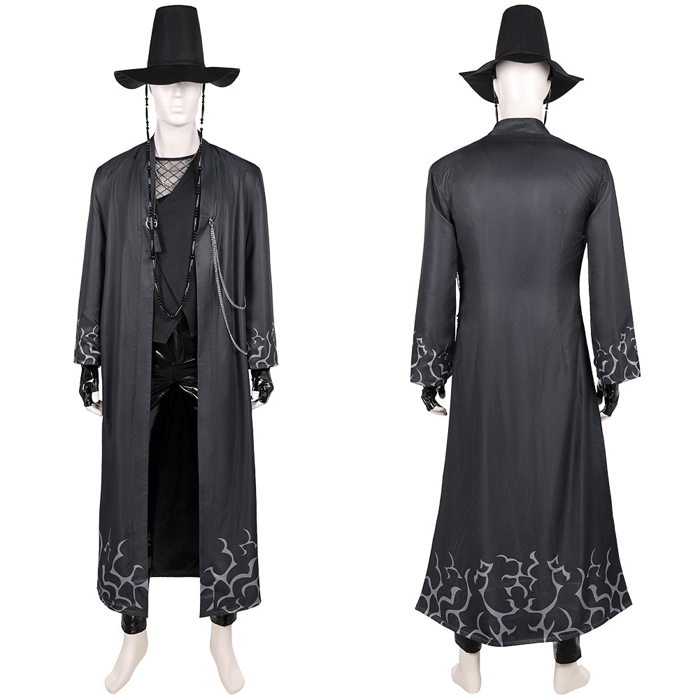 Abby Saja schwarz Kostüm Set K-Pop: Demon Hunters Boys Group Saja Boys Abby Outfits