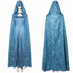 Alicent Hightower blau Kleid House of the Dragon Queen Alicent Cosplay Outfit