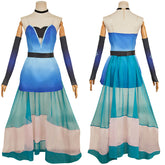 Angel Dust blau Outfit Hazbin Hotel Anthony Cosplay Kostüm Set