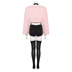 Angel Dust rosa Kostüm Set Hazbin Hotel 2025 Anthony Cosplay Outfit