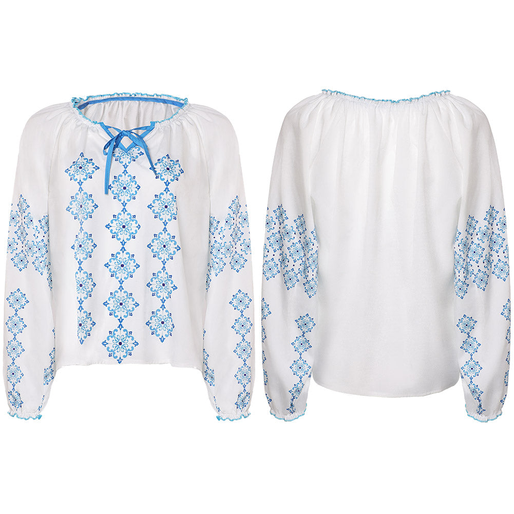 Anni-Frid Synni Lyngstad Retro Style ABBA weiß Shirt Cosplay Outfits