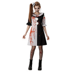 Art The Clown Kostüm Set Kleid Terrifier Art The Clown Cosplay Outfit Crossplay