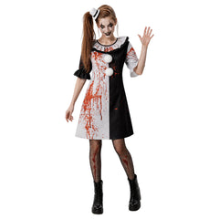 Art The Clown Kostüm Set Kleid Terrifier Art The Clown Cosplay Outfit Crossplay