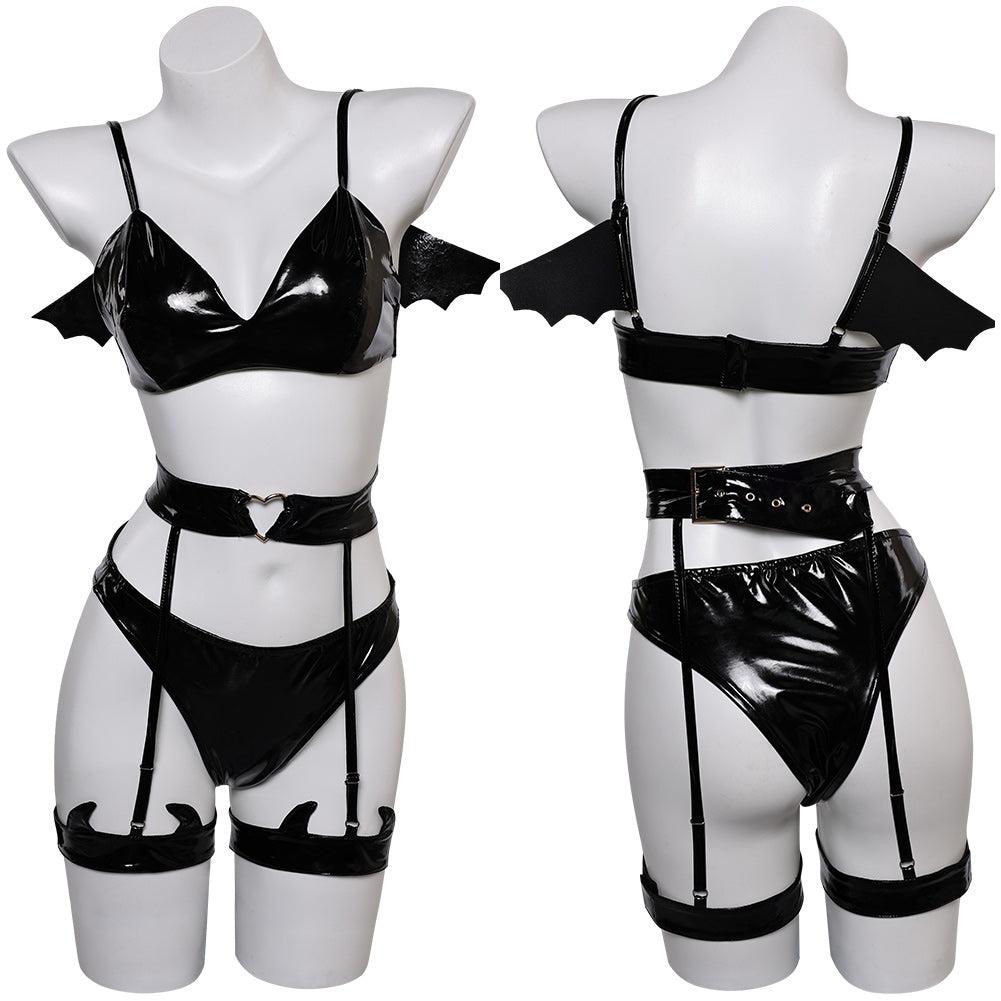 Batwoman Sexy Bademode 2tlg Damen Sommer Badeanzug