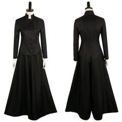 Beetlejuice Beetlejuice Lydia schwarz Kleid Cosplay Kostüm Set