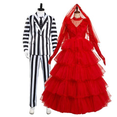 Beetlejuice Lydia Deetz Beetlejuice Couple Cosplay Version A