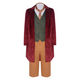 Bilbo Baggins rot Kostüm The Lord of the Rings Hobbit Bilbo Cosplay Outfit
