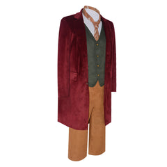 Bilbo Baggins rot Kostüm The Lord of the Rings Hobbit Bilbo Cosplay Outfit