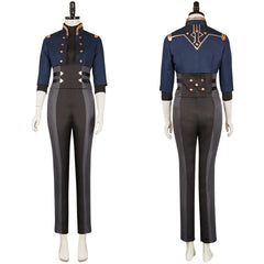 Caitlyn blau Kostüm Set Arcane: League of Legends(2024) Caitlyn Cosplay Outfits