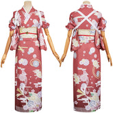 Charlie Morningstar rosa Kimono Hazbin Hotel Charlie Cosplay Kostüm