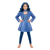 Chloe Charming Mädchen Kostüm Set Kleid Descendants: Wicked Wonderland Chloe Cosplay Outfit