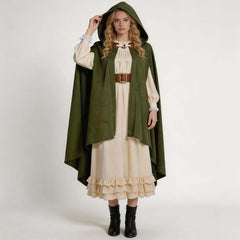 Der Herr der Ringe Der Hobbit grün Umhang Cosplay Outfit