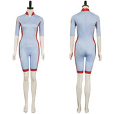 ELEVEN blau Jumpsuit Stranger Things Jane Hopper Cosplay Outfit