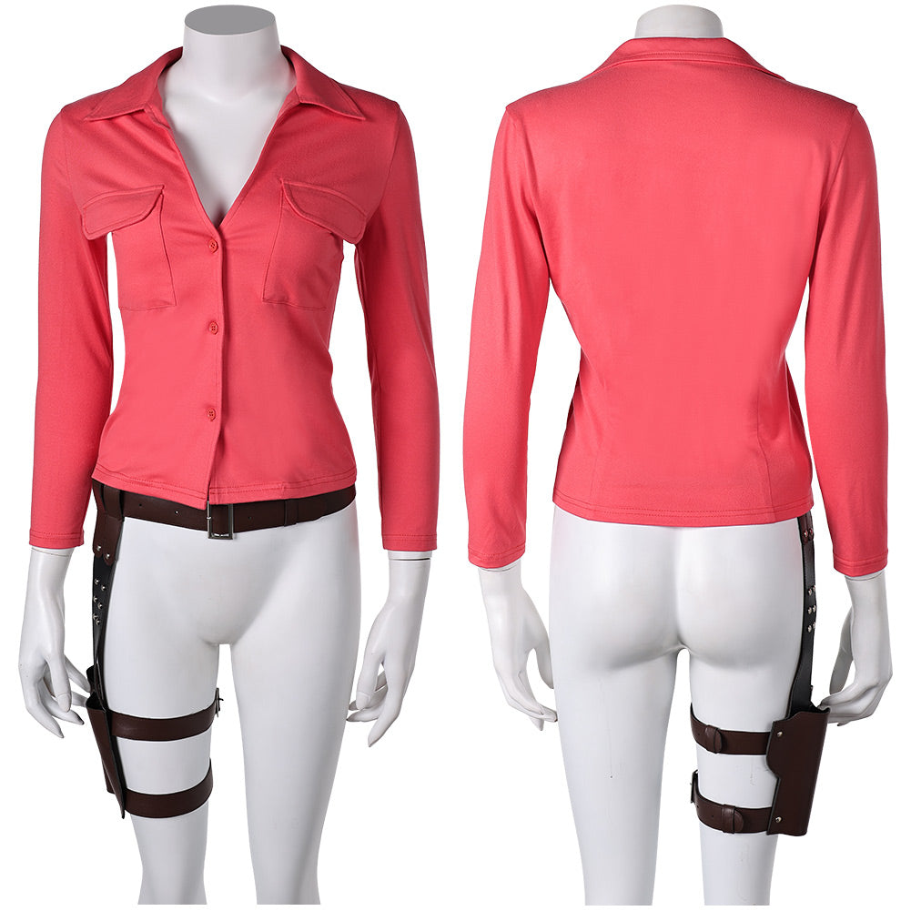 Ellie Williams Shirt The Last of Us Ellie rosa Cosplay Kostüm