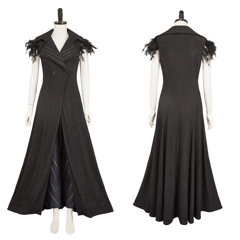 Elphaba schwarz Ärmellos Kostüm Wicked for Good Elphaba Cosplay Outfits