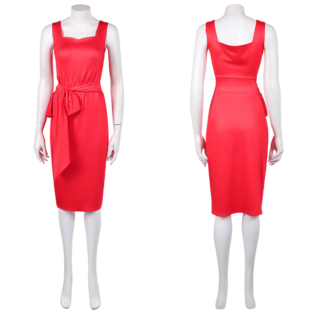 Emily Blunt rot Kleid Disclosure Day – Der Tag der Wahrheit Emily Cosplay Outfit