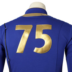 Fallout Shelter Nu.75 Vault Herren Jumpsuit Cosplay Kostüm