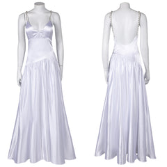 Film Joker: Folie À Deux(2024) Harley Quinn weiß Kleid