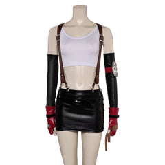 Final Fantasy Tifa Lockhart weiß Kostüm Set Cosplay Outfits