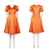 Frankenstein The Bride orange Kleid Cosplay Outfit