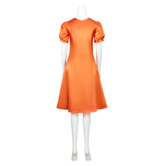 Frankenstein The Bride orange Kleid Cosplay Outfit