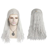 Geralt of Rivia Hitzebeständiges Haar The Witcher Geralt of Rivia Cosplay Perücke
