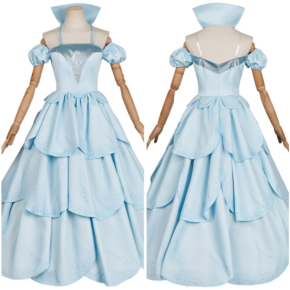 Glinda blau Kleid Wicked Glinda Cosplay Kostüm