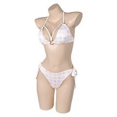 Grand Theft Auto VI Lucia originelle Sommer Bikini 2tlg. Bademode weiß Badeanzug