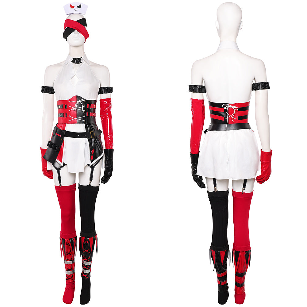 Harley Quinn Krankenschwester Uniform Cosplay Kostüm