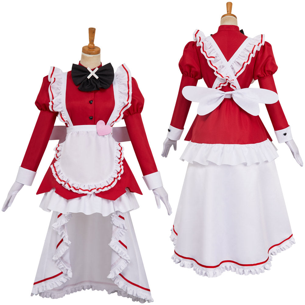 Hazbin Hotel 2025 Carmilla Carmine Dienstmädchen Outfits Hellaverse Carmilla Cosplay Kostüm