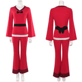 Hazbin Hotel 2025 Charlotte Morningstar rot Kostüm Set Charlie Cosplay Outfits