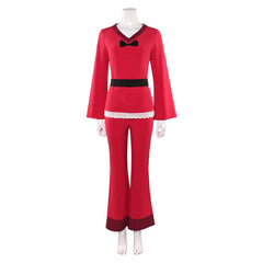 Hazbin Hotel 2025 Charlotte Morningstar rot Kostüm Set Charlie Cosplay Outfits