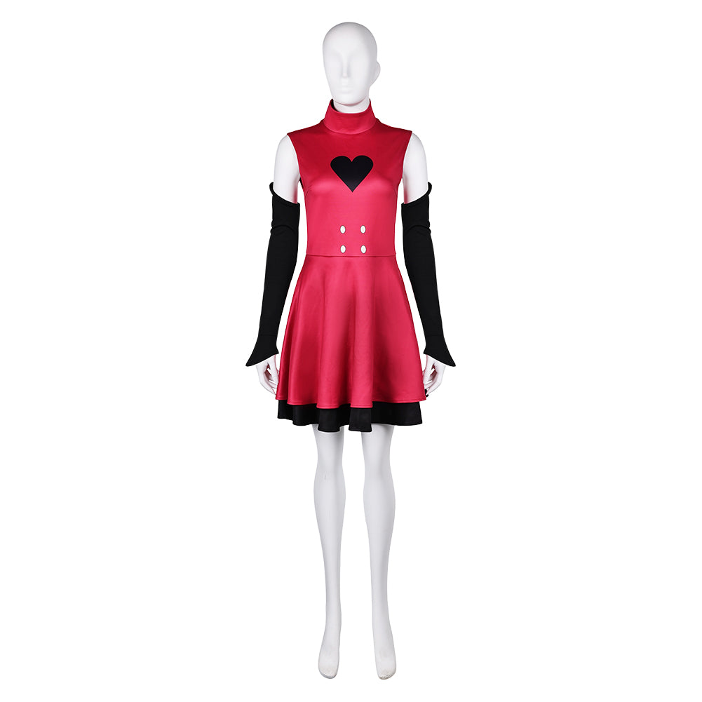 Hazbin Hotel Charlie Morningstar Rot Kleid Cosplay Kostüm