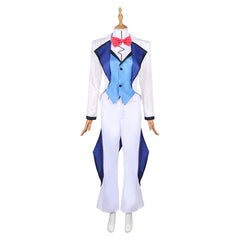 Hazbin Hotel Vox Hellaverse Vincent weiß Kostüm Cosplay Outfits