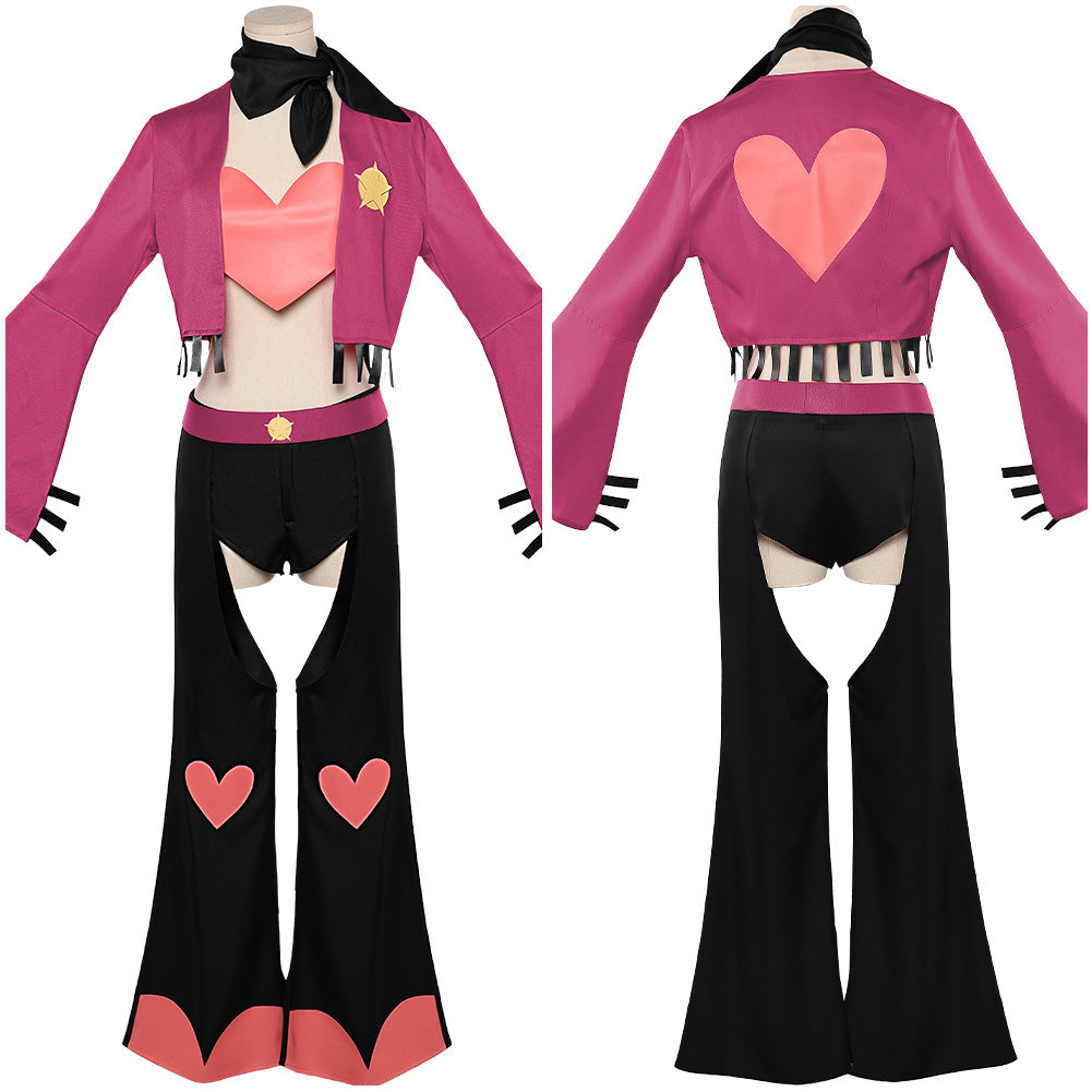 Hellaverse Anthony Kostüm Hazbin Hotel Angel Dust Cosplay Outfits