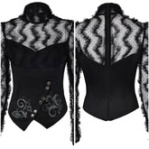 Hexe Elphaba schwarz Oberteil Wicked Elphaba Cosplay Kostüm