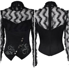 Hexe Elphaba schwarz Oberteil Wicked Elphaba Cosplay Kostüm