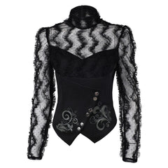 Hexe Elphaba schwarz Oberteil Wicked Elphaba Cosplay Kostüm