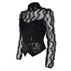 Hexe Elphaba schwarz Oberteil Wicked Elphaba Cosplay Kostüm