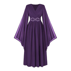 Renaissancerobe Hexe Mittelalterkleid Renaissance Gewand Latverian Halloween Karneval Kostüm