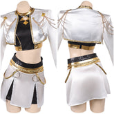 Huntix Golden Zoey weiß Kostüm KPOP Demon Hunters Zoey Cosplay Outfits