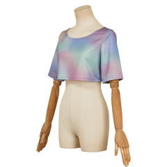 Huntrix Rumi gedruckt Shirt Kpop Demon Hunters Rumi Cosplay Outfits