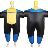 Invincible Mark Grayson blau-gelb Aufblasbares Kostüm