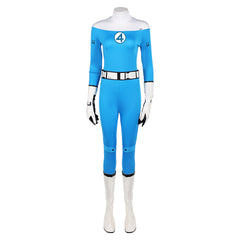 Invisible Woman Sue Storm Jumpsuit The Fantastic Four: First Steps Cosplay Outfits