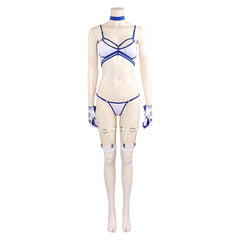 Invisible Woman Susan "Sue" Storm-Richards weiß Badeanzug 2tlg. Bademode Cosplay Outfits